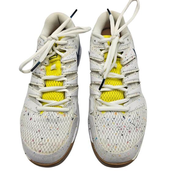 Nike Court Air Zoom Vapor X HC White Speckled Tennis Shoes Women's Size 9 - Picture 4 of 10